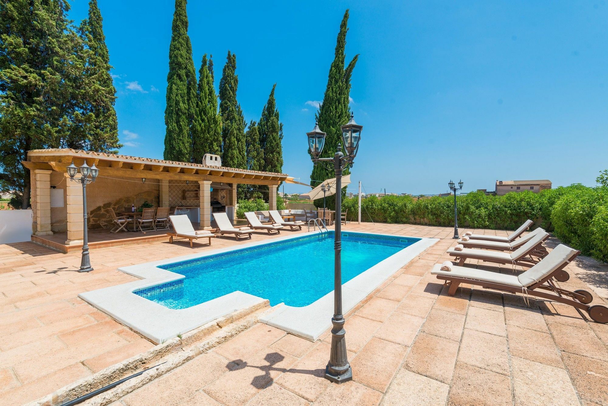 Villa Son Valenti Sa Pobla Esterno foto